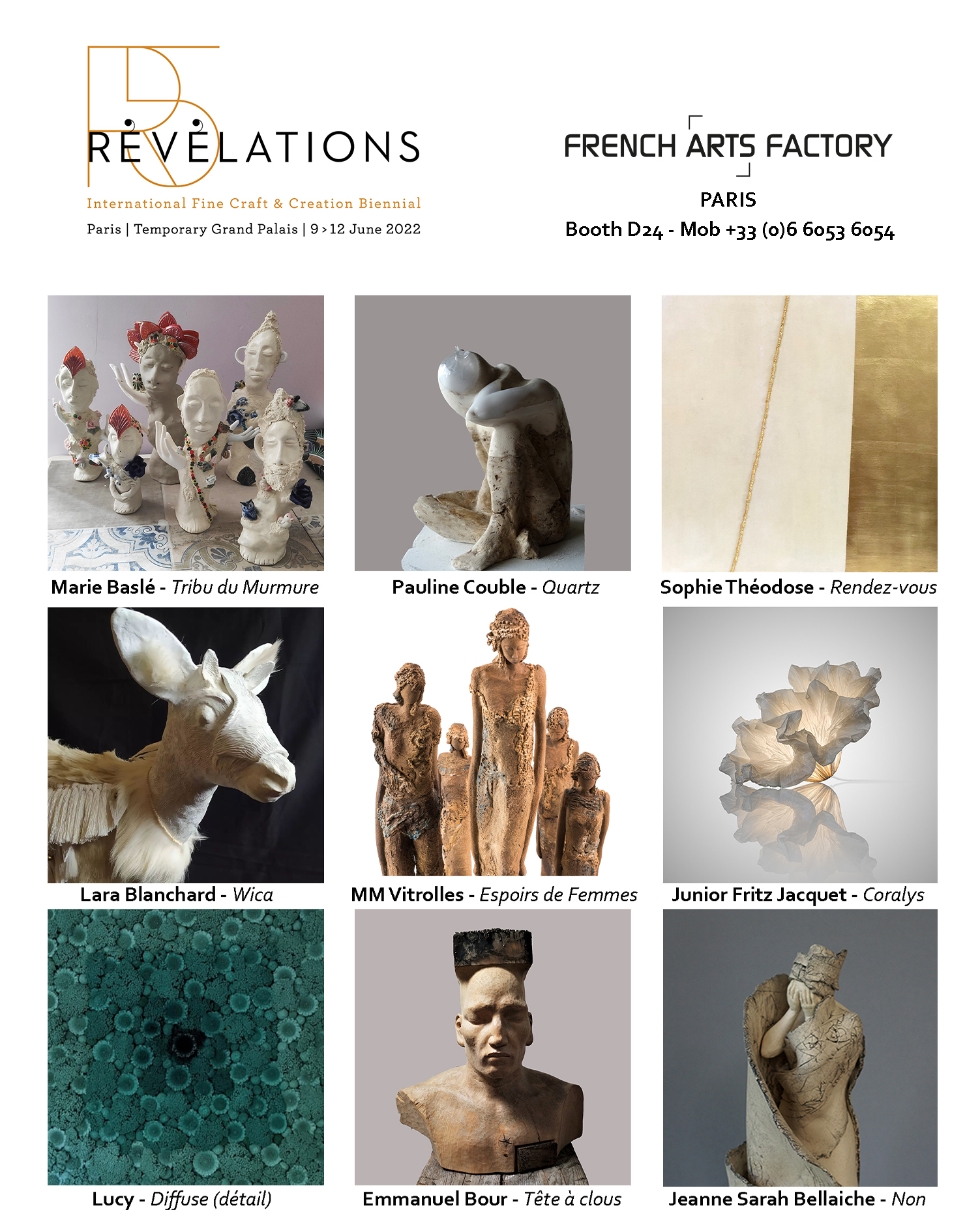 Biennale Internationale Révélations - Grand Palais éphémère - Paris