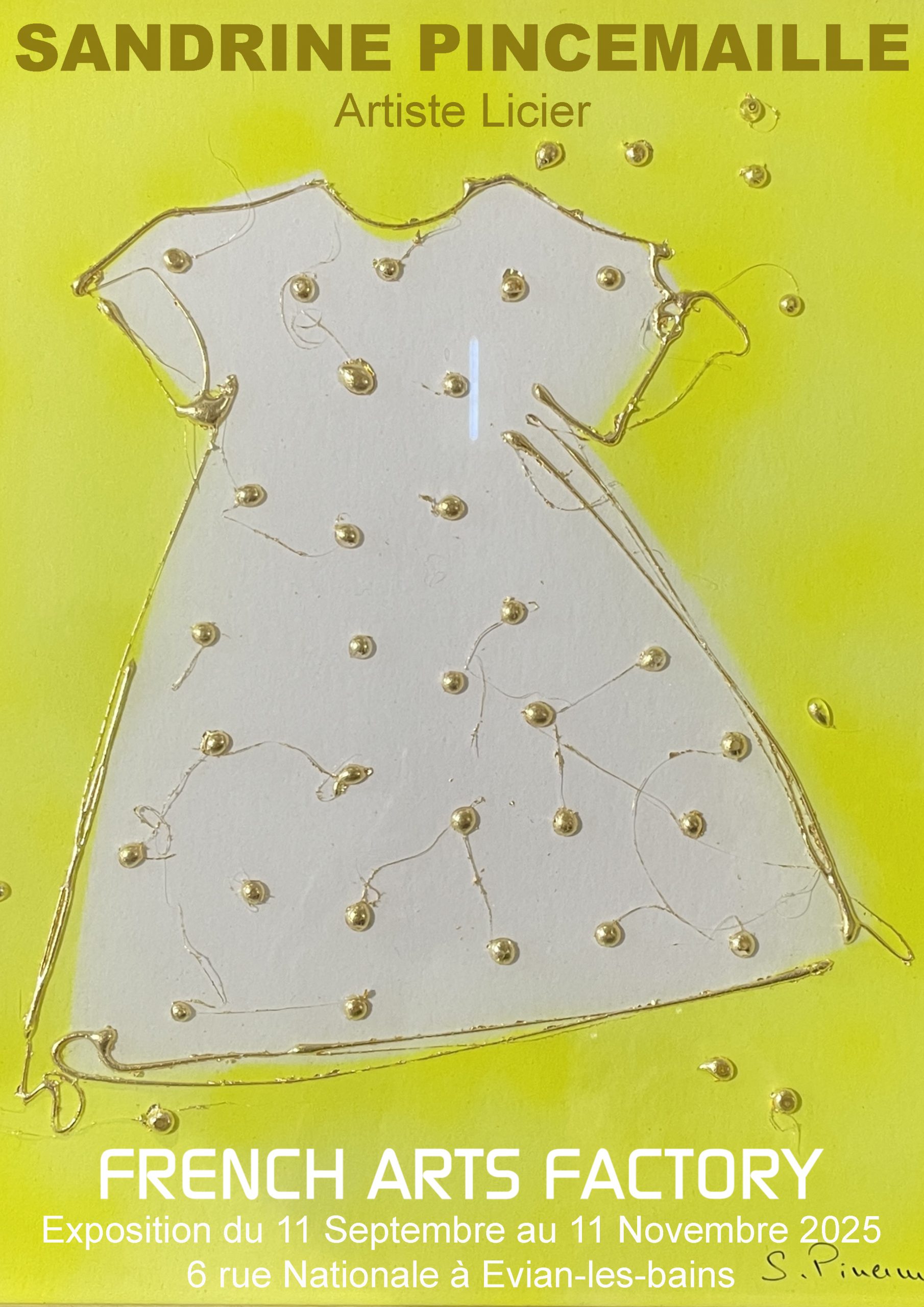 Exposition Petits Formats de l'artiste Sandrine Pincemaille